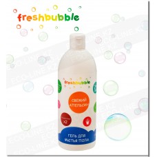 Натуральный Гель для мытья посуды "Цитрусовая Свежесть" FreshBubble 0,5л