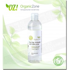 Тоник для лица с AHA-кислотами, с лифтинг-эффектом OZ! Organic Zone